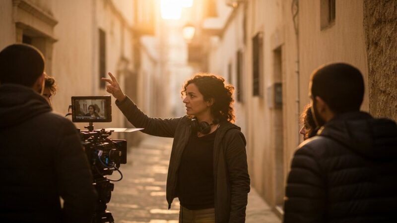 Algerian director Yamina Bachir Chouikh discussing her film Rachida and civil war cinema