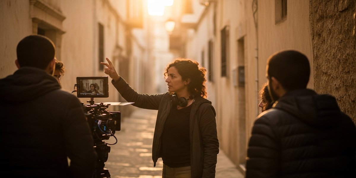 Algerian director Yamina Bachir Chouikh discussing her film Rachida and civil war cinema