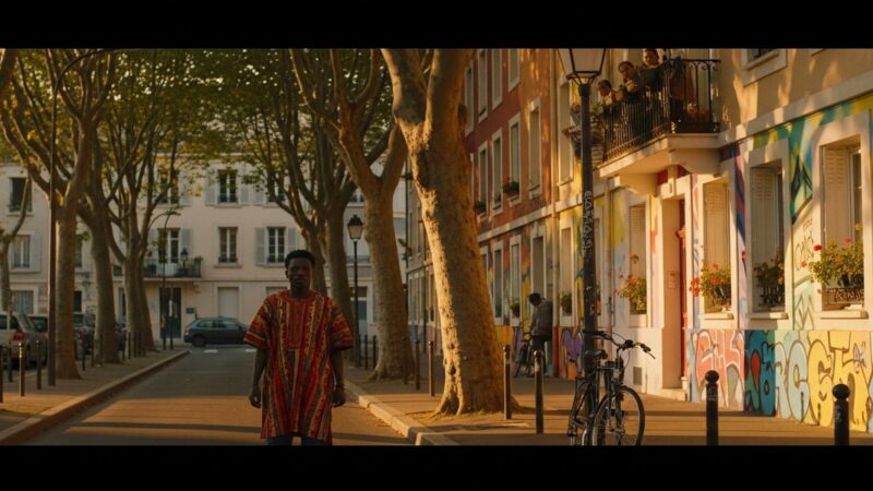 Still from Aligato (2007) by Maka Sidibe — short film about a cross-cultural proposal
