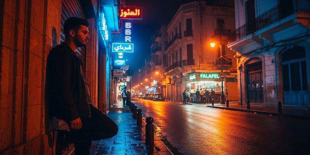 Still from Falafel (2006) by Michel Kammoun — post-war Beirut drama, Bayard d Or winner