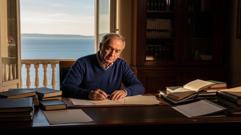 Author Predrag Matvejevic, writer of Mediterranean Breviary, on the sea as cultural archive
