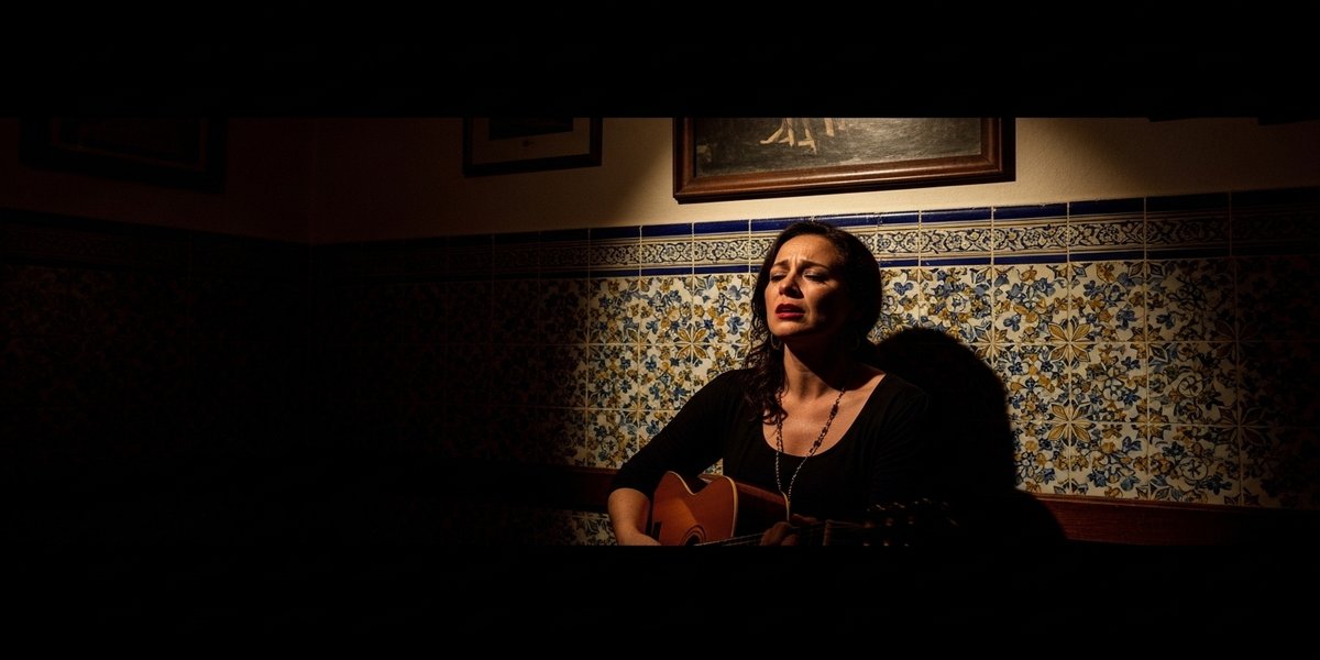 Portuguese fado singer performing in a Lisbon tavern — tracing fado beyond the Alfama district